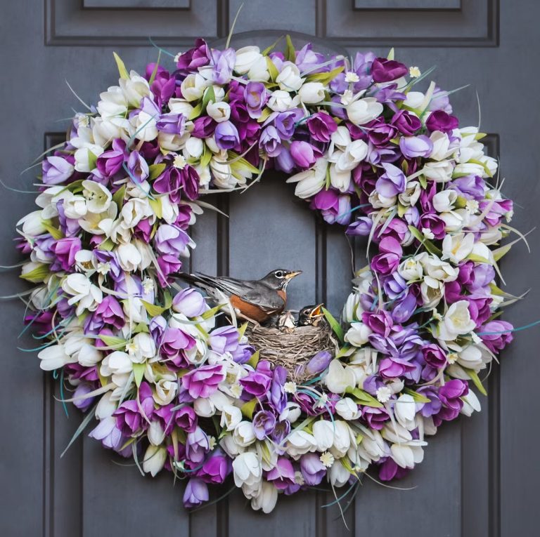 How To Keep Birds Out Of Your Door Wreath Without Harming Them