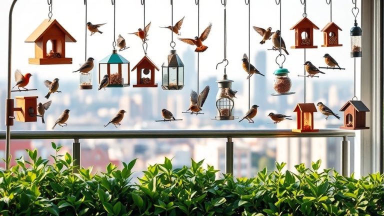 top balcony bird feeders