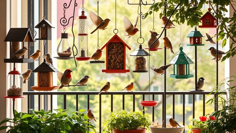 top balcony bird feeders