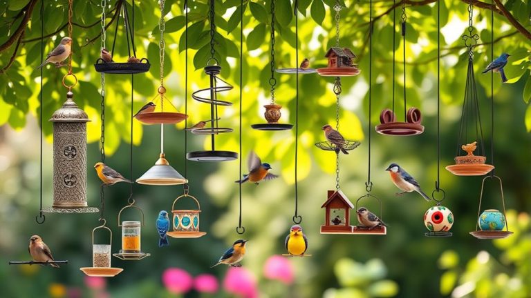 top bird feeder hangers