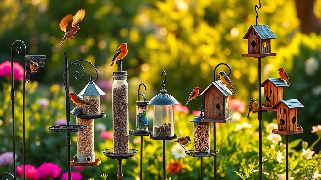 top bird feeder stands