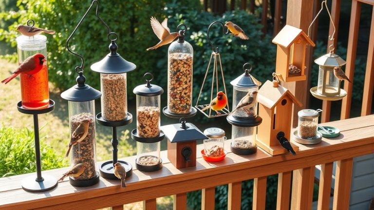 top deck bird feeders