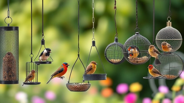 top metal bird feeders