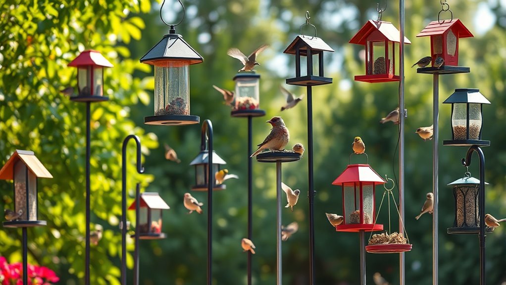 top pole bird feeders