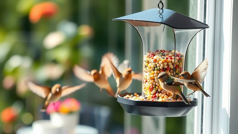 top window bird feeders