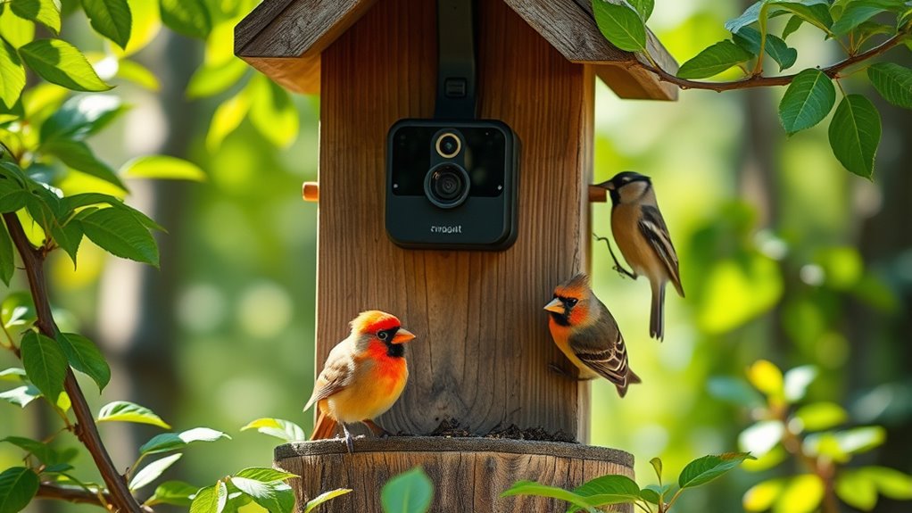 top wireless bird feeder cameras
