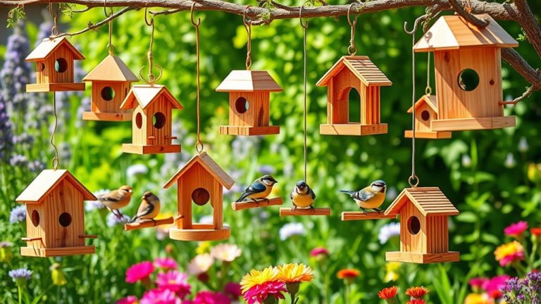 top wood bird feeders